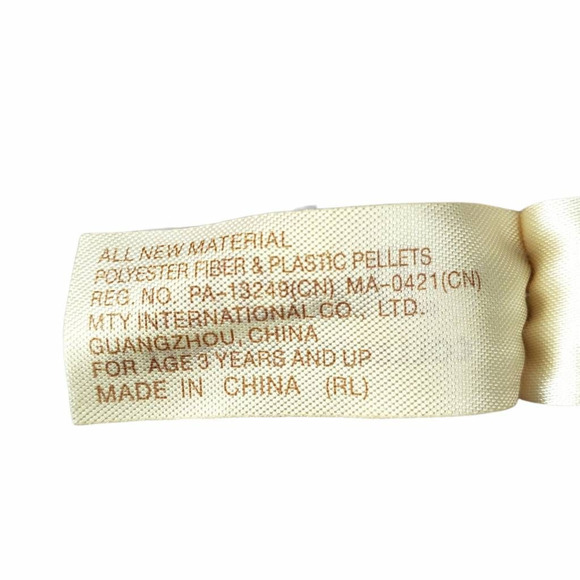 Dan Dee Hug-a-bear Plush Bear Stuffed Animal White Pink Fuzzy Bow Toy 9 in - Picture 10 of 12